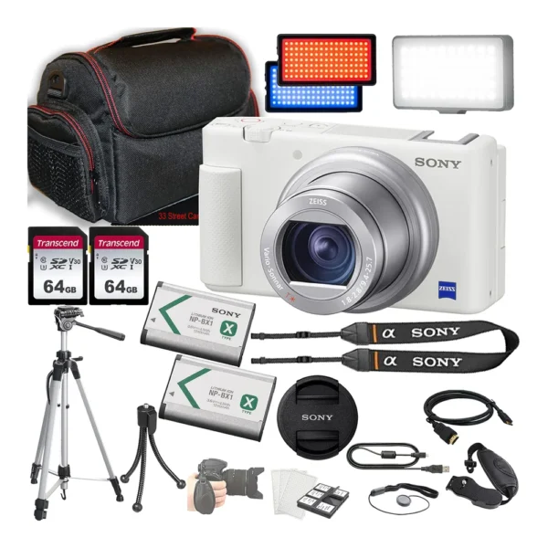 Appareil photo numérique 4K compact Sony ZV-1 pour créateurs de contenu et vlogueurs