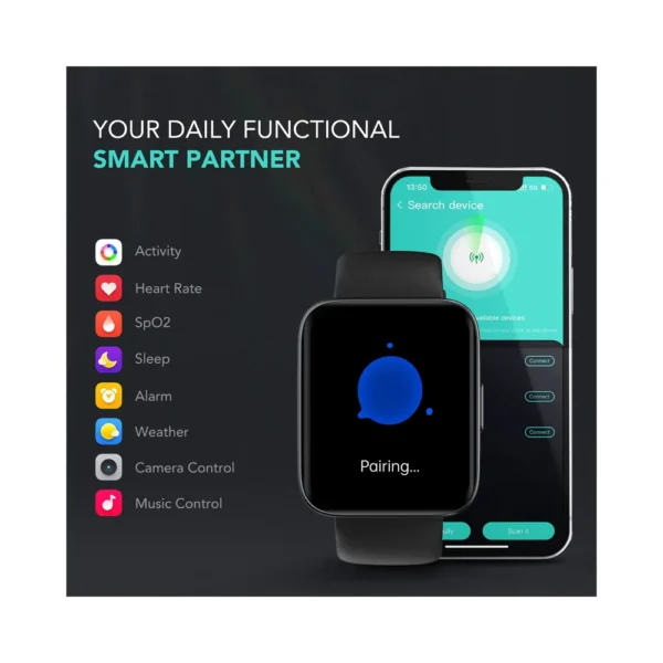 SKG Smart Watch Make/Answer Call for Men Women, GPS Fitness Tracker