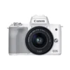 Canon EOS M50 Mark II Mirrorless Camera with 15-45mm Lens (White)