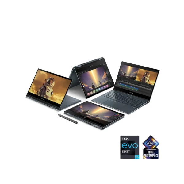 ASUS ZenBook Flip 13 Ultra Slim Convertible Laptop, 13.3” OLED FHD Touch Display, Intel Core i5